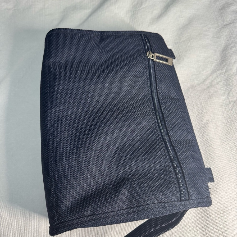 Toiletry Bag Navy Blue Women's Bag - Picture 8 of 9